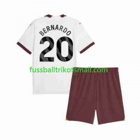 Fußballtrikots Manchester City Bernardo Silva 20 Kinder 2023-2024 Kurzarm Auswärts-trikot kaufen